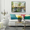 Painting By Numbers Kit DIY Night Market Canvas Oil Art Picture Home Decor