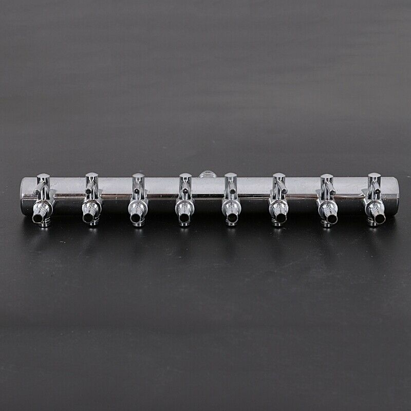 Aquarium 8Way Air Flow Splitter Lever Control Valve 3/8 Inch Tube Dia