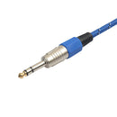 3P XLR Male Jack to 1/4" 6.35mm Male Plug Stereo Microphone Cable Adapter