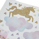 Cartoon Unicorns cloud Horse Wall Stickers for Girls Bedroom Decor Animal_Dec 3C
