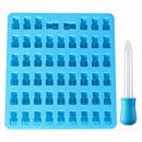 Silicone Chocolate Cake Candy Jelly Biscuit Mould Mold +Dropper, Hot Baking G1C6