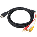 1.5M Universal AV Audio Video Cable TV HDTV DVD 1080P Composite HDMI to 3RCA