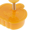 Halloween Pumpkin Ghost Theme Plastic Cookie Cutter Plunger Cake Decora Tool Gw