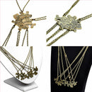 5pcs Puzzle Piece Jigsaw Necklace Set Heart Friendship Best Friends Sisters