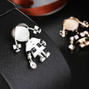 Small Cute Girl Brooches For Women Opal And Rhinestone Brooch Pin Dress Coa