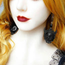 Gothic Wind Earrings Devil Death Devil Witch Pendant Earrings Halloween Cos