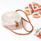 Summer Woven Straw Bag Rattan Brown Black White Bohemia Beach Bag Handmade  Y5U9