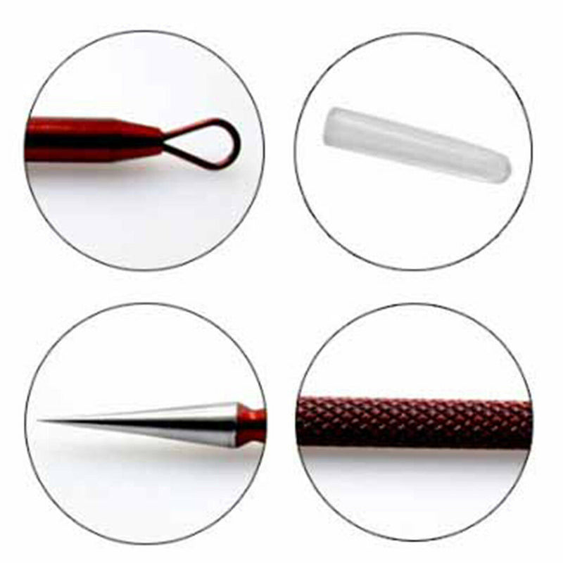 Stainless steel blackhead acne blemish pimple extractor remover extractor.nee Gw