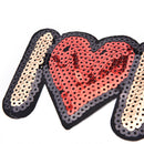 Embroidered Iron On Patches For Clothes Brand I Love PARIS SequinsDeal With LJ