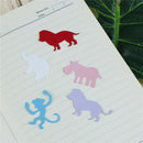 100pcs/lot Multicolor Jungle Animal Paper Confetti Wedding Birthday Party Dec -Q