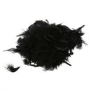 Feather of Boa Black Fluffy Decoration Craft 6.6 Feet Long Q1P1