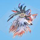 Colorful Fox Patches For Clothes Iron-On Transfers Easy Print Diy Applique FU