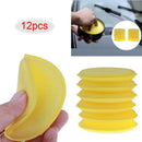 12x Vehicle Wax Polishing Foam Sponge Car Detailing Care Wash Clean Pad/Buffer