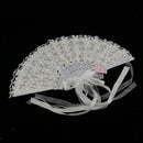 Unique Style White Hand Fan for Outdoor Event /Table Setting/Wall