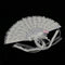 Unique Style White Hand Fan for Outdoor Event /Table Setting/Wall