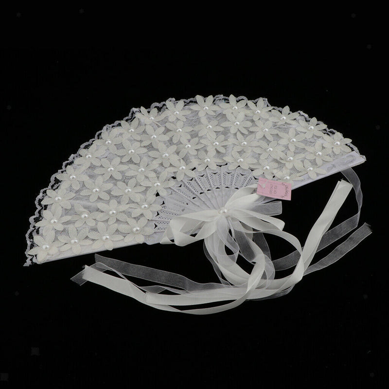 Unique Style White Hand Fan for Outdoor Event /Table Setting/Wall