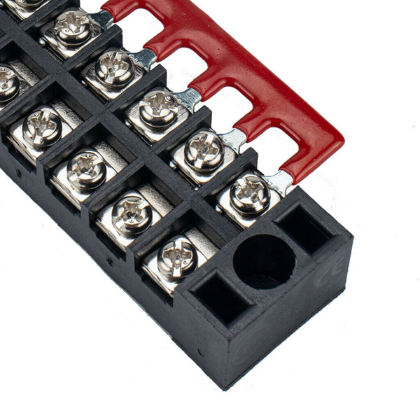5 Piece Double Row 6P Screw Locking Terminal Block with