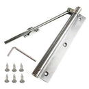 Door Closer Single Spring Strength Adjustable Surface Mounted Stainless Ste