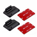 For GoPro HERO2x Helmet Adhesive Mounts Action Camera Curved Flat Holder Pads
