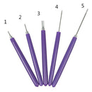 5Pcs Slotted Structure Scrapbooking Portable DIY Origami Quilling Paper Pen