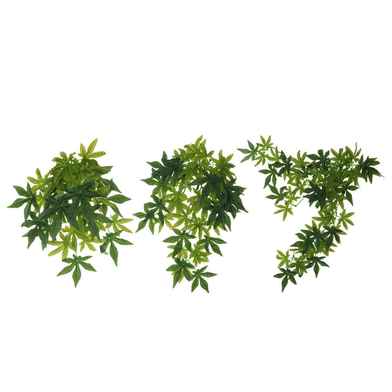 3 Pcs Plant Simulation   Tank Reptile Terrarium Aquarium Decor