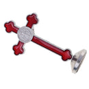 Alloy Jesus Cross Statue Home Desktop Car Decoration Stand Ornament Gift