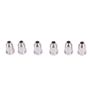 6 PCS New Chrome Guitar String Mounting Ferrules Bushing Set good quality ME BX