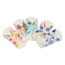 10 lot Organic Charcoal Bamboo Reusable Sanitary Pad Super Absorbent 7 inch