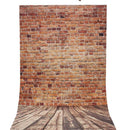 1.5m*1m Brown Brick Wall Photography Backdrop Baby Photo Studio Background