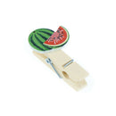 10 PCS fruit watermelon Wood Clips Photo Paper Pegs Clothespin Craft Decor  OZ