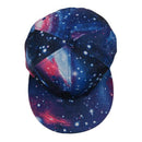 Galaxy Space Baseball Snapback Cap Unisex Women Men Hip Hop Dance Flat Hat