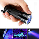 LED Flashlight, Pocket-Sized Torch 21 LEDs 395nm UV Blacklight Flashlights