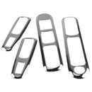 Car Door Armrest Panel Handle Holder Window Lift Switch Button Cover Trim f