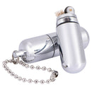 Fire Starter Capsule Flint Keychain Keyring Gas Light Match NO Fuel Camp  lj