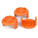 Trimmer Replacement Spool Cap Covers for Worx (3 Pack) X6C6