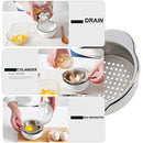 Stainless Steel Food Can Strainer Sieve Tuna Press Lid Oil Drainer Remover,