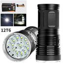 72000Lums High Powerful Led Flashlight T6 Led Torch Flash Light Waterproof