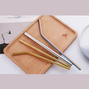 Blue Stainless Steel Food Grade 304 Stainless Steel Metal Straw