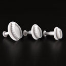 3pc Cutter Cake Mold Fondant Cookie Rose Leaf Plunger Sugarcraft Decorating 3C
