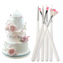 7pcs Cake Icing Decorating Painting Brush Fondant Dusting Sugarcraft DIY ToSEAU