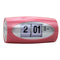 Auto  Clock Modern Flap Table Clock  Page Digital Alarm Clock Red