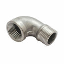 3x Female x Male street Elbow Threaded Pipe Fitting Stainless Steel 201