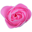 9Pcs Scented Rose Flower Petal Bath Body Soap Wedding Party Gift(Pink) T7L4