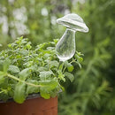 Watering Device Sprinkler Self-Driven Glass Mushroom Pattern for Home Plant