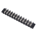 Terminal Block 30A 12 Circuit Marine AC DC Nickel-Plated Brass Boat