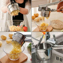 3 in 1 Stainless Steel Potato Masher Ricer Fruit Vegetable Kitchen Press FPP