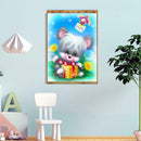 5D DIY Full Drill Diamond Painting Animal Cross Stitch Wall Art (Cartoon03)