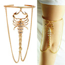 Scorpion Spiral Upper Arm Cuff Armlet Armband Bangle Bracelet Armlet Punk