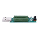 1 pcs green metal USB charging current detection load test equipment discha X7C5