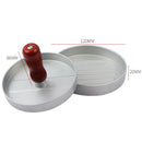 Round Aluminum Hamburger Stamper Hamburger Barbecue Block Mold Cooking Kitc